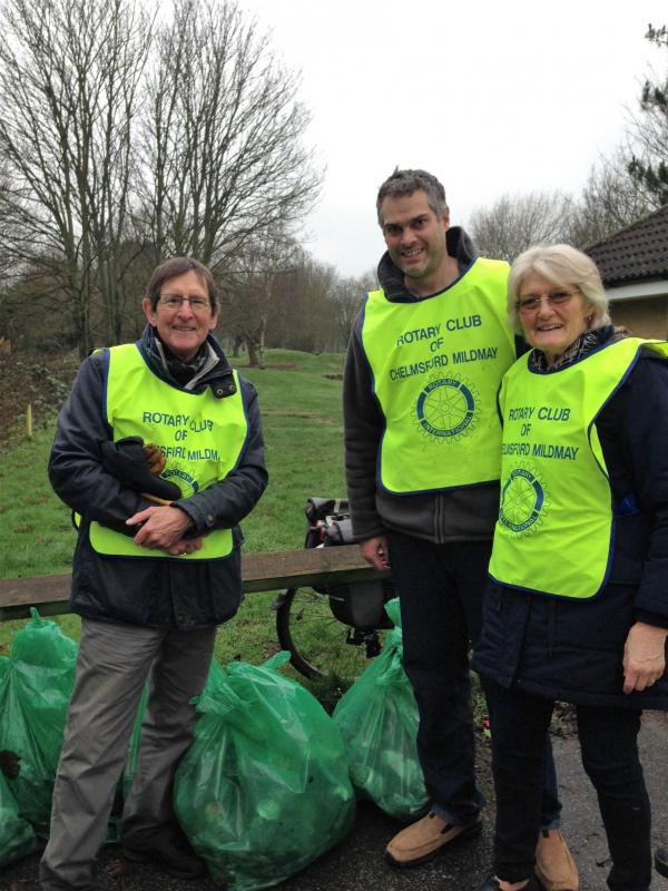 Litter Picking Rotary Chelmsford Mildmay